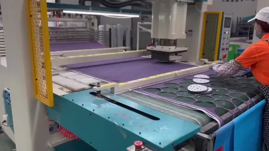 Disco de lixa roxo furacão de 150 mm para lixadeira orbital de 6 polegadas
